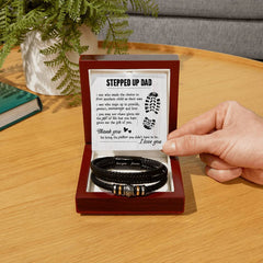 Men's Love You Forever Bracelet – To My Stepdad, Gift of Life