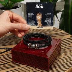 Men's Love You Forever Bracelet – To My Son, Never Forget