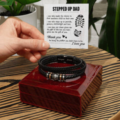 Men's Love You Forever Bracelet – To My Stepdad, Gift of Life