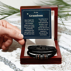 Men's Love You Forever Bracelet – To My Grandson