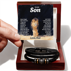Men's Love You Forever Bracelet – To My Son, Never Forget