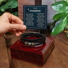 Men's Love You Forever Bracelet – To My Grandson