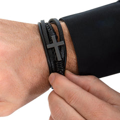 Men's Cross Bracelet – Dear Husband, Your Love